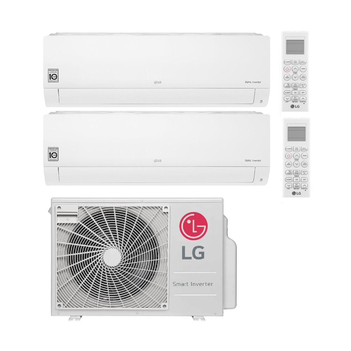LG Standard 2 DuoSplit Klimaanlage MU3R19 + EZ09CYN 2,5kW...