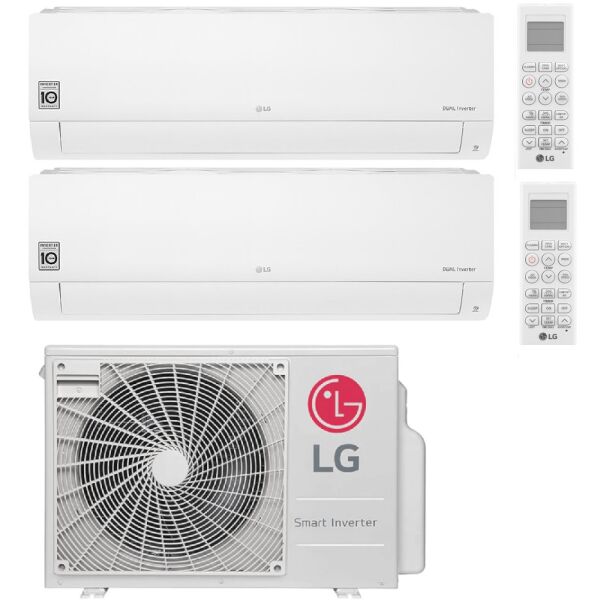 LG Standard 2 DuoSplit Klimaanlage MU3R19 + EZ09CYN 2,5kW + EZ12CYN 3,5 kW Klimagerät für 2 Räume