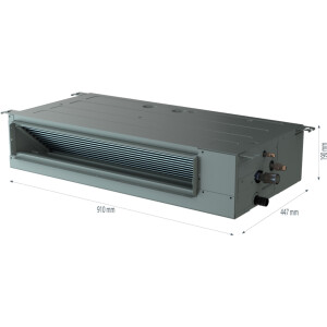 Hisense Kanaleinbaugerät ADT52UX4RSCL7 Turbo Inverter Klimaanlage 5,0 kW