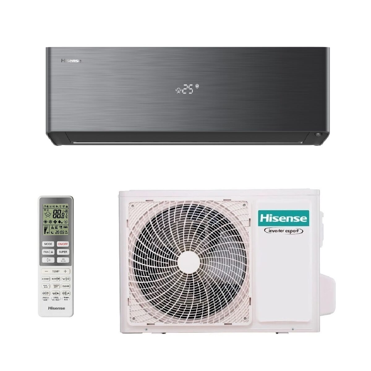Hisense Energy Pro X QH25XV4B Split Klimaanlage  2,6 kW...