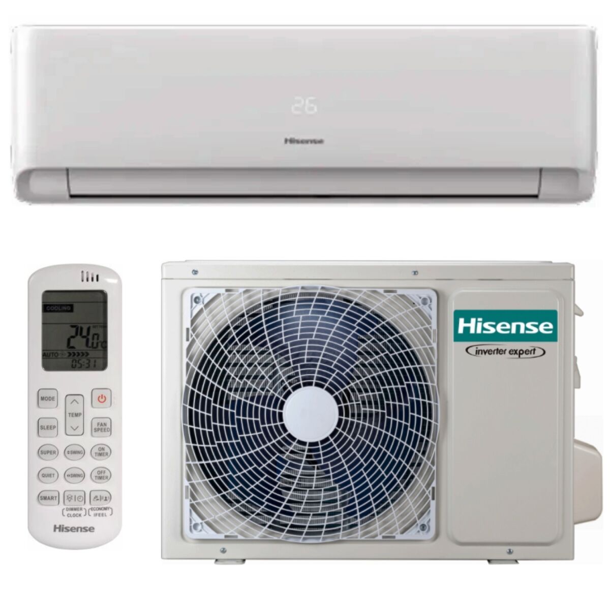Hisense Expert Comfort KF70BT2B Split Klimaanlage 6,5 kW
