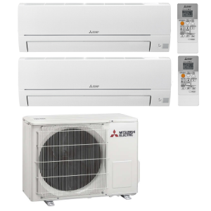 Mitsubishi Duosplit Klimaanlage 2 Räume MXZ-2HA40VF + 2x MSZ-HR25VF